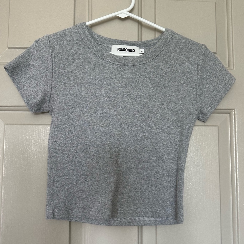Rumored Heather Gray Tee